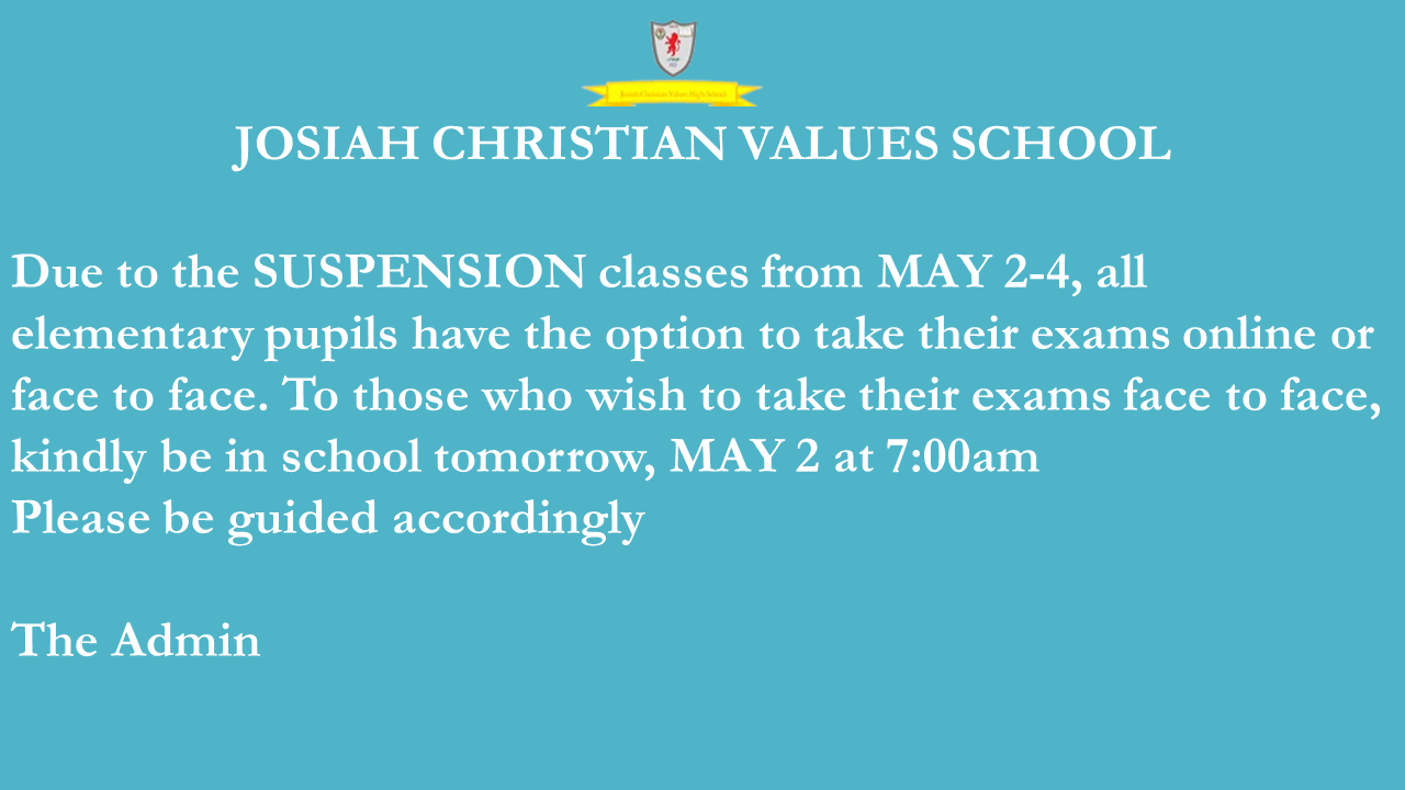 suspension of classes